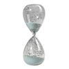 Benjara BM284942 10 in. Doug Decorative 60 Minute Hourglass Accent Decor, Teal Blue Sand view 1