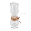Alvinlite Coffee Drip Pot Glass Pour Over Adjustable Coffee Maker for Iced Beer Drink Milk 400ml for Homemade Office Bar view 2