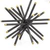 Benjara BM285282 11 8 & 6 in. Table Top Decorative Abstract Statuettes Black Gold - Set of 3 view 2