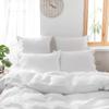 Lujoso Castle 3 Pc Button Stitch Duvet Cover Set Made of 100% Long Staple Egyptian Cotton 800 TC view 2