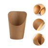 Zerodeko 50pcs Kraft Paper French Fries Holders Take Food Cones for Parties Weddings Anniversaries and Picnics Storage for Snacks and Appetizers view 3