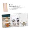 Zerodeko 2pcs Self-adhesive Hidden Storage Tray for Desk Compact Organizer for Office Supplies No Desktop Space Required Storage for Use view 3