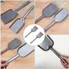 STOBAZA 2pcs Grey Stove Coals Shovel Long Handle Ash Cleaning Tool for Kitchen Fireplace Multipurpose Design for Home Use for Parties and Efficient Cleanup view 2