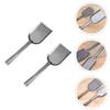 STOBAZA 2pcs Grey Stove Coals Shovel Long Handle Ash Cleaning Tool for Kitchen Fireplace Multipurpose Design for Home Use for Parties and Efficient Cleanup view 3