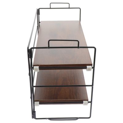 Zerodeko 1pc Compact Desktop Storage Rack Multi-Functional Organizer for Office Home Sturdy Sundries Holder for Stationery Books and Cosmetics Space-Saving Design Excellent Stability