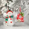Christmas Ornaments 2022 Monogram Initial Letter Q Christmas Decorations for Tree Christmas Gnomes Santa Personalized Christmas Ornaments Holiday Keepsake Gifts for Family Friend Women Anniversary view 2