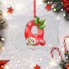 Christmas Ornaments 2022 Monogram Initial Letter Q Christmas Decorations for Tree Christmas Gnomes Santa Personalized Christmas Ornaments Holiday Keepsake Gifts for Family Friend Women Anniversary view 3