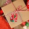 Christmas Ornaments 2022 Monogram Initial Letter N Ornament for Christmas Tree Decor Christmas Gnomes Santa Personalized Christmas Ornaments Holiday Keepsake Gifts for Mom Bridesmaid Bridal Shower view 4
