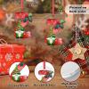 Christmas Gnomes Santa Christmas Initial Ornaments Monogram Letter Z Christmas Tree Ornaments Clear Acrylic Personalized Christmas Ornaments 2022 Novelty Keepsake Christmas Decor view 4