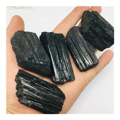 WGPHD Health & Household Natural The Original Specimen of Natural Crystal Quartz Black Tourmaline 1pc (Size : 50g)