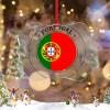 Christmas Ornaments 2022 Portugal Flag Christmas Decorations for Tree Portugal Country City Souvenir Patriotic Personalized Christmas Ornaments Holiday Christmas Keepsake New Year Gifts view 2