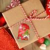 Monogram Initial Letter B Personalized Christmas Ornaments 2022 Christmas Gnomes Santa Ornaments for Christmas Trees Acrylic Christmas Ornaments Keepsake Gifts for Holiday Souvenir Wedding Birthday view 3