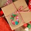Christmas Gnomes Santa Christmas Initial Ornaments Monogram Letter O Ornaments for Christmas Trees Clear Acrylic Personalized Christmas Ornaments 2022 Novelty Keepsake Christmas Decor view 3