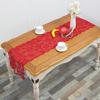 TAOVEN 13 x 72 Inch Red Heart Lace Table Runner for Valentine's Day Decor view 4