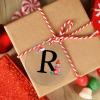 Santa Claus Gnomes Christmas Initial Ornaments Monogram Letter R Ornaments for Christmas Trees Clear Acrylic Personalized Christmas Ornaments 2022 Novelty Keepsake Christmas Decor view 3