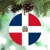 Christmas Ornaments 2022 Dominican Republic Flag Christmas Decorations for Tree Dominican Republic Country City Souvenir Patriotic Personalized Christmas Ornaments Christmas Keepsake New Year Gifts view 4