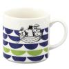 Yamaka Shoten MM6204-11 Moomin Kuvio Mug, Wave, Approx. 11.8 fl oz (350 ml), Microwave Safe, Moomin Goods, Scandinavian, Mother's Day, Present, Tableware, Gift, Wedding Gift, Made in Japan view 1