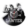 ICECHEN Wall Decoration Clock 12Inch/30Cm Vinyl Album Record Clock Law Office Wall Decor Silent Quartz Clock Watch Woman Lawyer Gift view 1