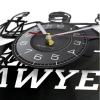 ICECHEN Wall Decoration Clock 12Inch/30Cm Vinyl Album Record Clock Law Office Wall Decor Silent Quartz Clock Watch Woman Lawyer Gift view 3