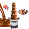 EQCOTWEA Chocolate Fondue Fountain for Party 5 Tiers Commercial Stainless Steel Chocolate Melting Machine 8.8LB (4KG) Capacity Melting Chocolate Waterfall Machine for Wedding Birthday Party view 1