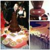 EQCOTWEA Chocolate Fondue Fountain for Party 5 Tiers Commercial Stainless Steel Chocolate Melting Machine 8.8LB (4KG) Capacity Melting Chocolate Waterfall Machine for Wedding Birthday Party view 3