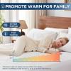 Westinghouse King Size Heated Mattress Pad, Luxury Quilted Electric Bed Warmer with10 Heat Settings Dual Control & 1-12 Hours Auto Off, Fit Up to 17" Deep Pocket, Machine Washable, 78x80 Inch view 4