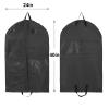 Waterproof Hanging Garment Bag,Garment Bag Suit Bags for Travel and Storage,Dance Garment Bag 40 inch Clothes Bag with Gusset, 5 Pockets & Side Zip (Black) view 2