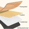 OLOTU Carbon Crystal Heated Area Rug Floor Heating Mats Heating Carpet Temperature Adjustable & Auto Power-Off Electric Heated Floor view 2