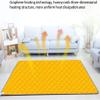 OLOTU Carbon Crystal Heated Area Rug Floor Heating Mats Heating Carpet Temperature Adjustable & Auto Power-Off Electric Heated Floor view 3