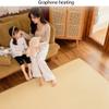 Heated Floor Mat Heated Area Rug with Non-Slip Bottom Electric Heating Carpet Timer & Overheat Protection for Home Office view 4