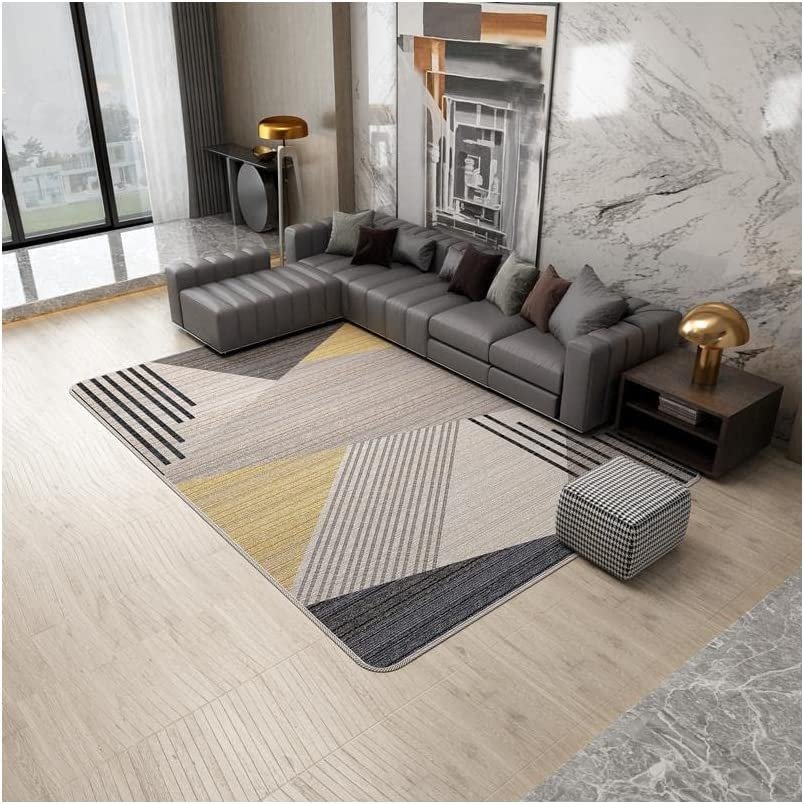 OLOTU Household Heated Area Rugs Anti Slip Heated Floor Mats Adjustable Temperature & Timer Rectangular Electric Heated Carpet
