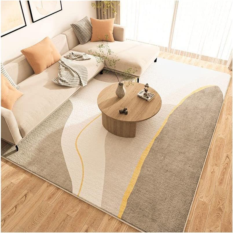 Carbon Crystal Heated Area Rug with Adjustable Thermostat Heated Floor Mats Large Electric Heated Floor for Office and Home