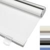 Keego Cordless Easy to Lift Roller Blinds for Windows Free Stop Spring Window Shades UV Protection Insulated Roller Window Door Blind Privacy Shade for Kitchen Office (Blackout, White, 32w x 66h) view 1