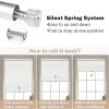 Keego Cordless Easy to Lift Roller Blinds for Windows Free Stop Spring Window Shades UV Protection Insulated Roller Window Door Blind Privacy Shade for Kitchen Office (Blackout, White, 32w x 66h) view 4