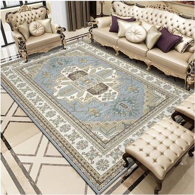 OLOTU European Style Heated Area Rug with Timer & Thermostat Carbon Crystal Electric Heated Carpet Heated Floor Mats Home Decor