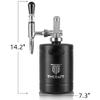 TMCRAFT 64oz Nitro Cold Brew Coffee Maker, Home Brew Coffee Keg with Stainless Steel Stout Creamer Faucet & Pressure Relieving Valve view 2