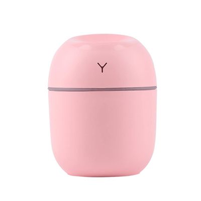 REJOON humidifier 220ml Mini Air Humidifier Diffuser Home Appliance for Bedroom Home Car Plants Essential Oil Purifier Cool Mist Humidifier Green (Color : Pink)