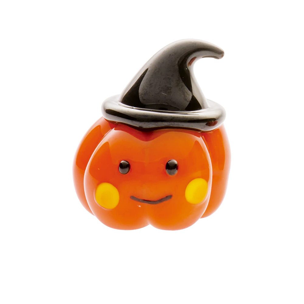 (Castle Enterprise) Cute Glasswork Petite Series Pumpkin with Hat