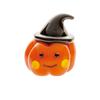 (Castle Enterprise) Cute Glasswork Petite Series Pumpkin with Hat view 1