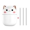 REJOON humidifier 200ml Air Humidifier Cute Kawaiil Aroma Diffuser with Night Light Cool Mist for Bedroom Home Car Plants Purifier Humificador Pink (Color : White) view 1