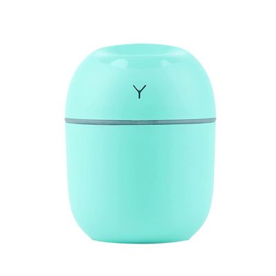 REJOON humidifier 220ml Mini Air Humidifier Diffuser Home Appliance for Bedroom Home Car Plants Essential Oil Purifier Cool Mist Humidifier Green (Color : Green)