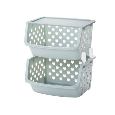 ARZARF Fruit and Vegetable Storage Cart Kitchen Organizer Daily Necessities Storage Basket Multi-Layer Floor-Standing Vegetable Rack Fruit Storage Basket Vegetable Basket Bins Rack (Color : 2 Floors)