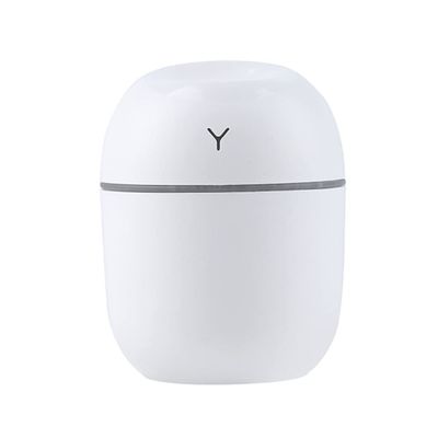 REJOON humidifier 220ml Mini Air Humidifier Diffuser Home Appliance for Bedroom Home Car Plants Essential Oil Purifier Cool Mist Humidifier Green (Color : White)