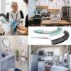2Pcs Cleaning Brushes, Multi-Purpose Right Angle Brush Scrubbing Kitchen Bathroom Deep Cleaning Edge Corner Crevices Grout Scrub Dish Pot Sink Dishwasher Shower Washbasin for Household Use. view 2