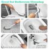 2Pcs Cleaning Brushes, Multi-Purpose Right Angle Brush Scrubbing Kitchen Bathroom Deep Cleaning Edge Corner Crevices Grout Scrub Dish Pot Sink Dishwasher Shower Washbasin for Household Use. view 4