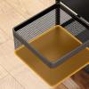 Fruit and Vegetable Storage Cart Floor-to-ceiling Multi-layer Kitchen Storage Shelf Rotating Basket Drawer Rolling Trolley Fruit and Vegetable Storage Rack Vegetable Basket Bins Rack ( Size : Square 5 view 4