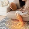 VNABO Under Desk Heated Area Rug Energy Saving Heated Floor Mat Carbon Crystal Electric Heated Floor Home Floor Heating Pad view 2