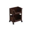 ARZARF Fruit and Vegetable Storage Cart Household Floor-to-Ceiling Multi-Layer Vegetable Rack Kitchen Daily Necessities Rack Vegetable and Fruit Rack Vegetable Basket Bins Rack (Color : 2 Floors) view 1