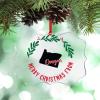 Oregon USA State Christmas Ornaments 2022 Merry Christmas Wreath Ornament for Christmas Tree Decor Sweet Home Country Acrylic Personalized Christmas Ornaments Christmas Keepsake Xmas Gift view 1
