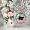 Oregon USA State Christmas Ornaments 2022 Merry Christmas Wreath Ornament for Christmas Tree Decor Sweet Home Country Acrylic Personalized Christmas Ornaments Christmas Keepsake Xmas Gift view 3